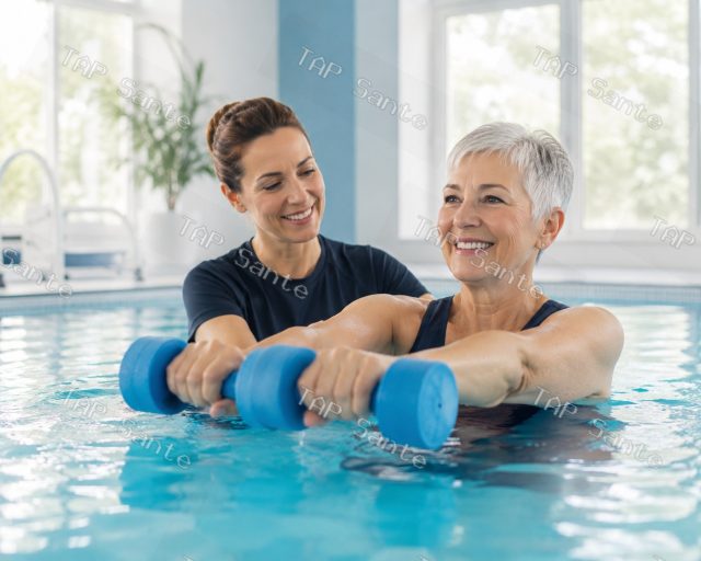 Séance aquatique adaptée